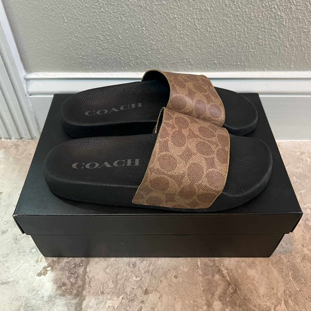 Coach Udele Sport Slide In Signature Canvas